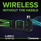 Mackie E9MKIEELWVLA Element Wave LAV Wireless Microphone System Bundle