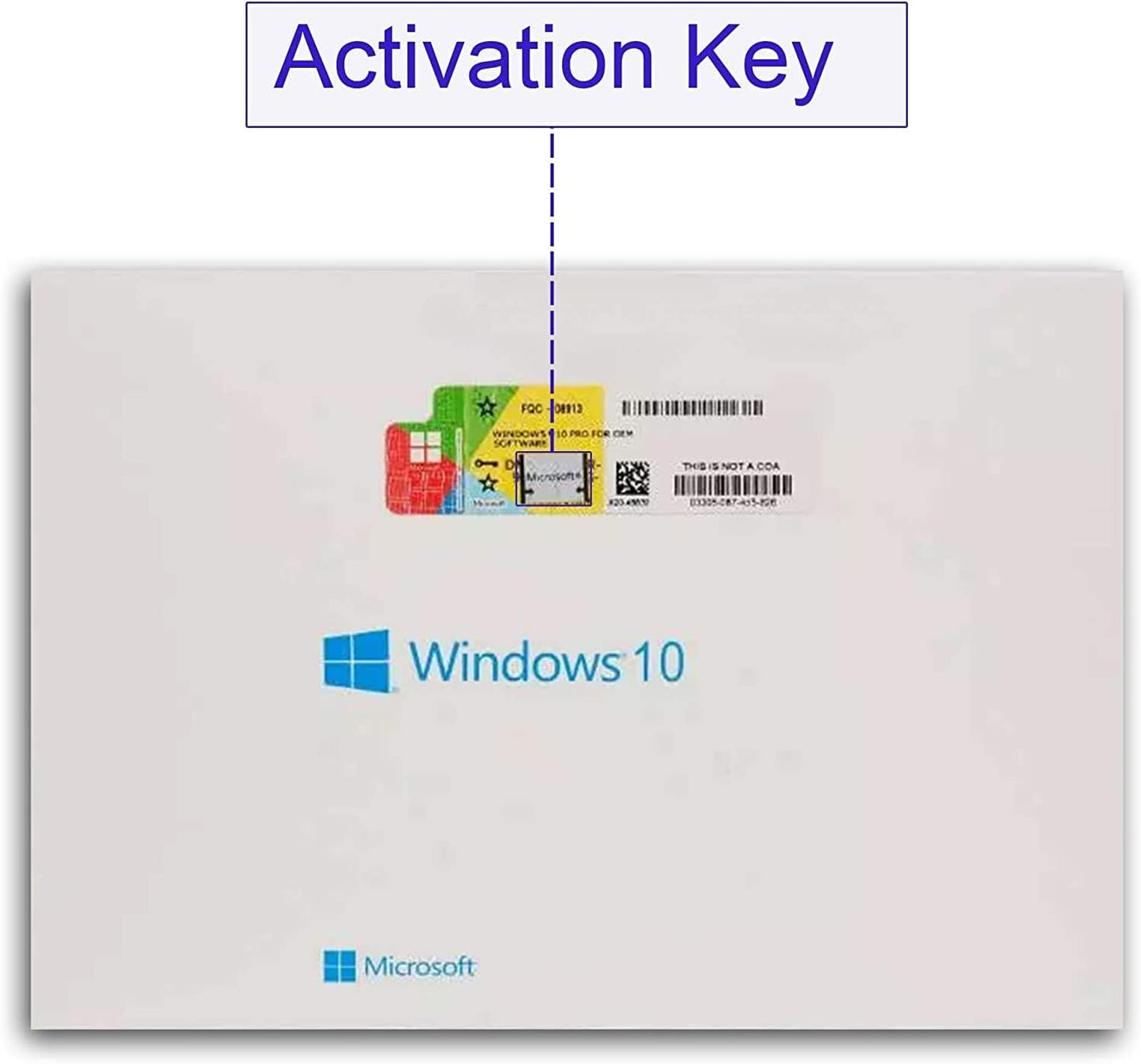 Microsoft FQC-08929 Windows 10 Pro 64-bit OEM DVD
