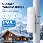 TUOSHI CPE828 Outdoor 5.8GHz Point-to-Point Wireless Bridge