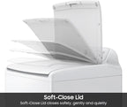 Samsung WA41A3000AW/A4: 4.1 cu. ft. Top Load Washer, Soft-Close Lid, White