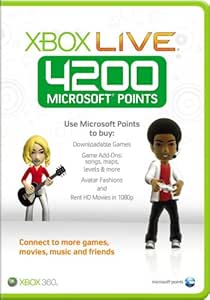 Microsoft 4200 Points Xbox Live Digital Code (EU/UK)