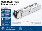Intellinet 1000Base-SX SFP Multimode Fiber Transceiver, 2-Pack
