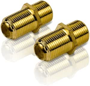 Philips SWV2025W/17 Dual Pack Feed-Thru F Connectors — main product image