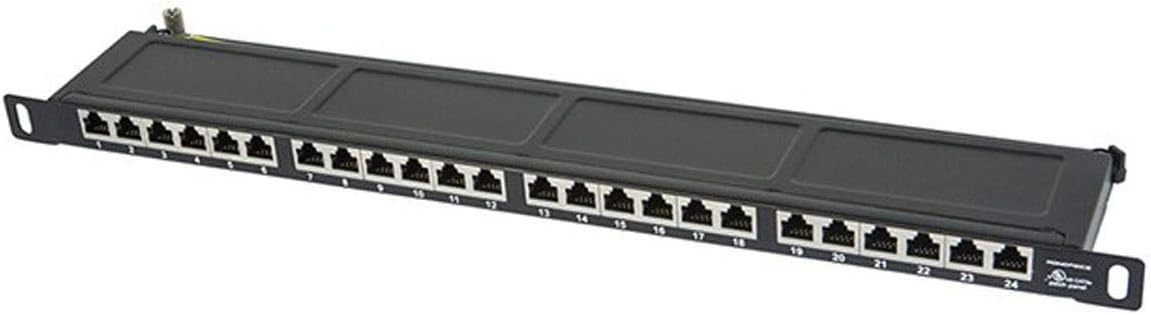 Monoprice Half-U UTP Cat5e 24-Port Patch Panel
