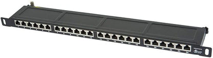 Monoprice Half-U UTP Cat5e 24-Port Patch Panel