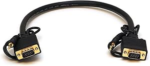 Monoprice 105351 - 1.5ft VGA Cable with Stereo Audio