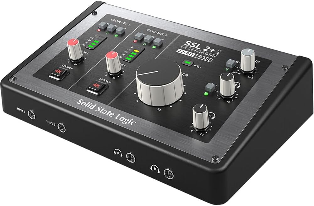 Solid State Logic SSL 2+ MKII 2x4 USB Audio Interface