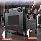GALUBUBU 35-Inch Heavy-Duty Stackable ATA Rolling Road Case