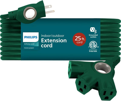 Philips 030878705417 EZGrip 25 ft Outdoor Extension Cord