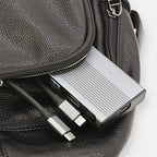 WODHAZNC USB-C Hub Docking Station with M.2 SSD Enclosure