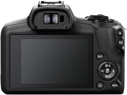 Canon EOS R100 Mirrorless Camera 18-45mm 55-210mm Lens Bundle