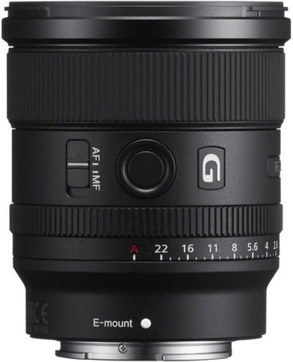Sony FE 20mm f/1.8 G Wide Angle Lens Kit