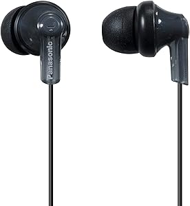 Panasonic RP-HJE120-K ErgoFit Wired In-Ear Headphones — main product image