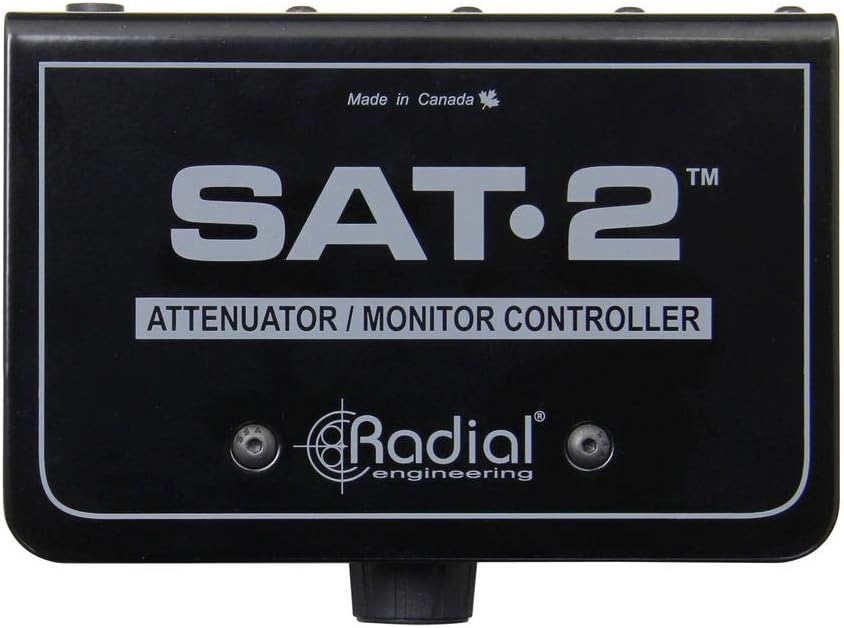 Radial Engineering R800 1035 SAT-2 Stereo Audio Attenuator Monitor Controller