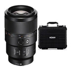 Sony FE 90mm f/2.8 Macro G OSS Lens & Case Bundle