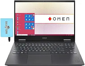 HP 2L1F4AV-3105-25457 Omen 15.6" Ryzen 9 Gaming Laptop Bundle