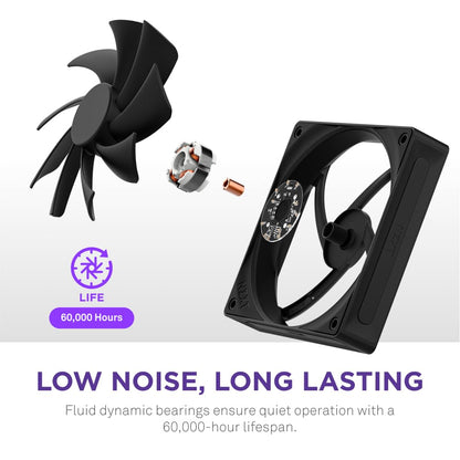 NZXT RF-Q12SF-B2 F120Q 120mm Quiet Case Fan