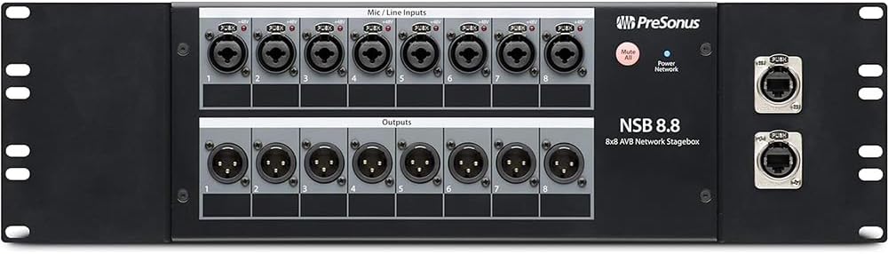PreSonus NSB 8.8 AVB-Networked Stage Box Bundle