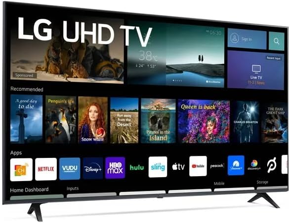 LG LG/[UNIQUE_IDENTIFIER] 55" 4K UHD Smart TV Renewed
