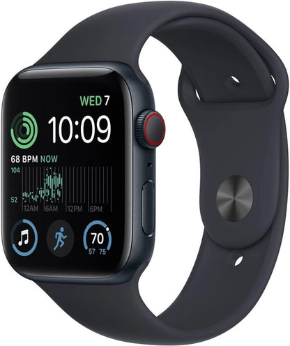 Apple MNTF3LL/A-cr Watch SE 2nd Gen 44mm GPS Renewed