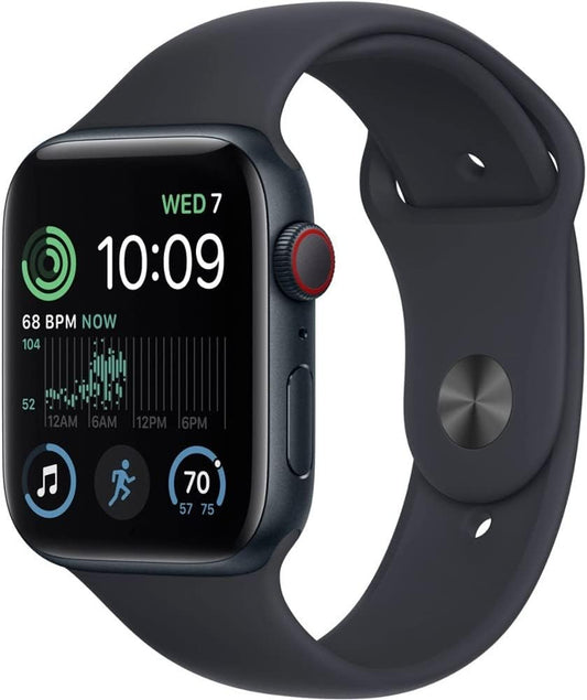 Apple MNTF3LL/A-cr Watch SE 2nd Gen 44mm GPS Renewed