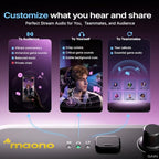 MAONO G3 Dual-USB Gaming Audio Mixer with XLR Input