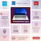 HP 17 TPN-I139_320M3AV - i3 Laptop - 32GB RAM - 1TB SSD - 17.3