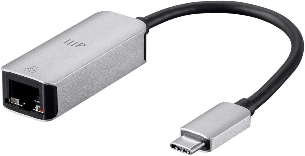 Monoprice 134185 USB-C Gigabit Ethernet Adapter 1000Mbps
