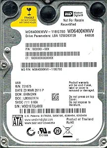 Western Digital WD6400KMVV-11BG7S0 640GB USB 2.0 HDD