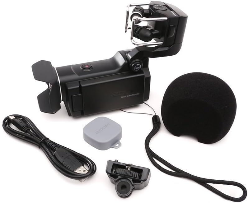 Zoom Q8 Handy Video Recorder Stereo Mics 4-Track Audio Recording