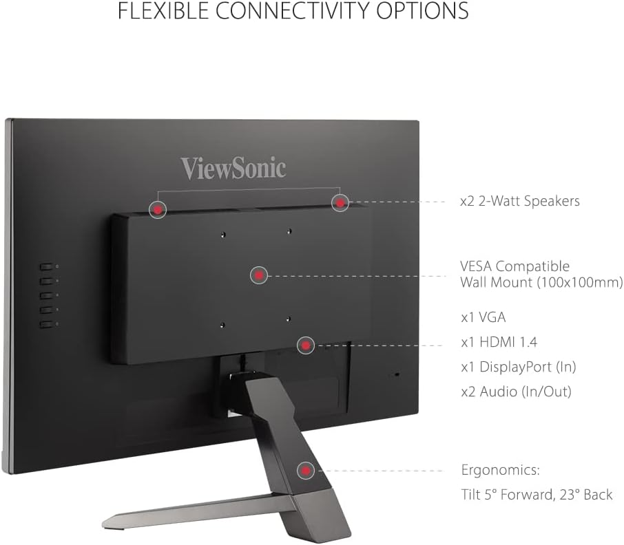 ViewSonic VX2767-MHD 27-Inch 1080p 100Hz Gaming Monitor