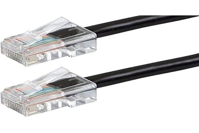 Monoprice 113402 Cat6 Ethernet Patch Cable 2ft Black Zeroboot