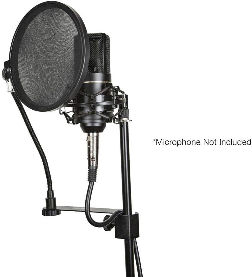 Monoprice Dual-Screen Microphone Pop Filter Gooseneck