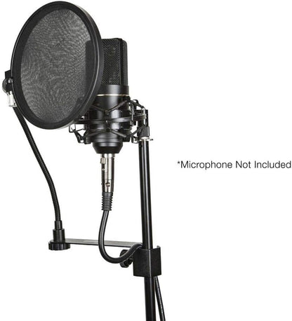 Monoprice Dual-Screen Microphone Pop Filter Gooseneck