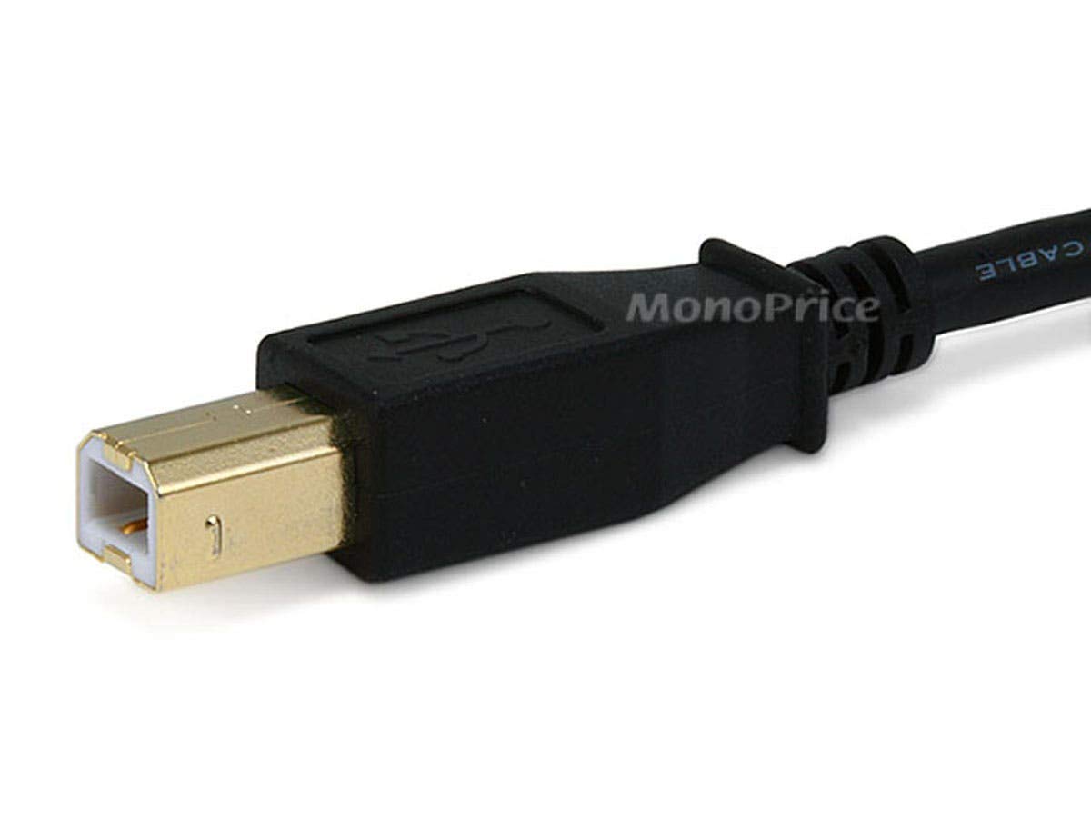 Monoprice 105438 USB 2.0 A to B Cable 6ft