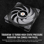 Thermaltake CL-F121-PL12GM-A ToughFan 12 Turbo 120mm PWM Fan