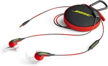 Bose SoundSport In-Ear Headphones with Mic (Apple) - Red Renewed