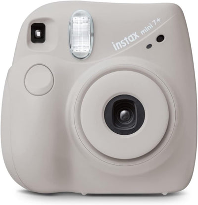 Fujifilm Instax Mini 7+ Instant Film Camera Gray (Renewed)