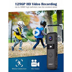 NJJOWRQ Mini Magnetic Body Cam with Loop Recording