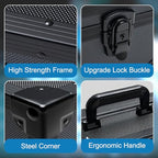 YINOSUNDAY Hard Shell Mixer Case for 16/20-Input Mixers