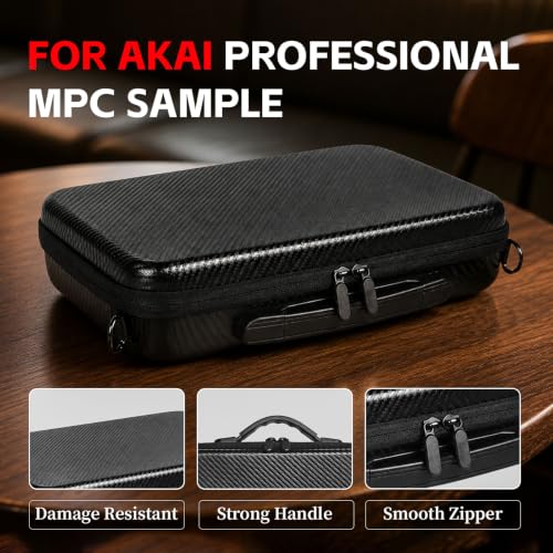 LVKAYCE Hard Shell Travel Case for Akai MPC Sample — main product image