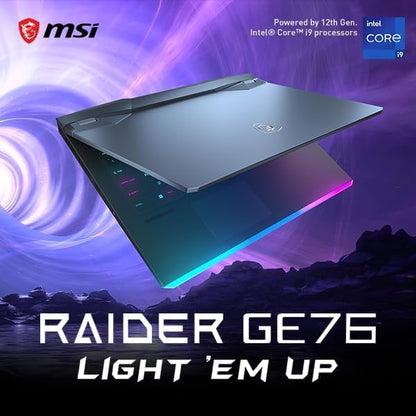 MSI MSI Raider GE76 - 17.3" FHD 144Hz, i9, RTX 3060 Gaming Laptop