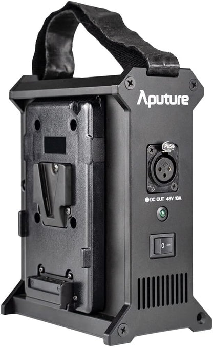Aputure 2-Bay Battery Power Station V-Mount LED Lights
