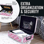 Vaultz VZ03806 Lock Box - 6.5 x 23 x 13.5 Pink Storage Trunk