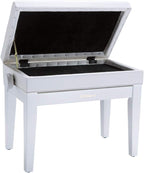 Roland RPB-400WH-US White Piano Bench with Storage