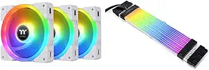 Thermaltake SWAFAN EX 12 White RGB Fan 3-Pack — main product image