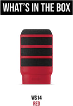 Rode WS14-R Red Premium PodMic Pop Filter