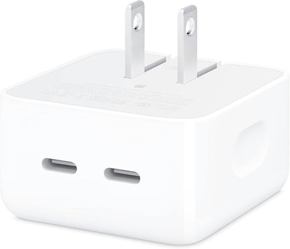 Apple MNWM3AM/A 35W Dual USB-C Compact Power Adapter