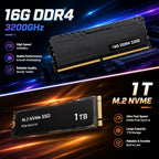YLZKIX Ryzen 5 5600 Gaming Desktop with Radeon RX 5700 XT