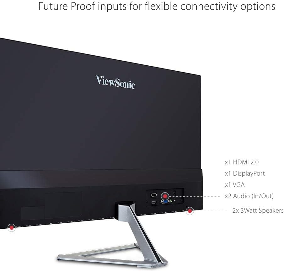 ViewSonic VX2776-SMHD 27 Inch 1080p IPS Monitor with FreeSync